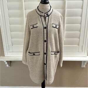 THE FOLD London The Orelle Knitted Coatigan